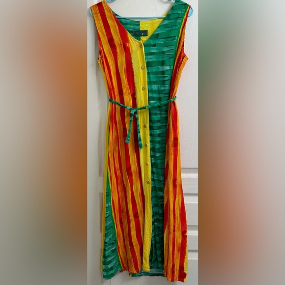 Jams World Dresses Jams World Jamaican Abstract Midi Dress